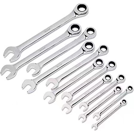 Rachet combination wrench steel chrome vanadium 8mm-24mm(per piece ...