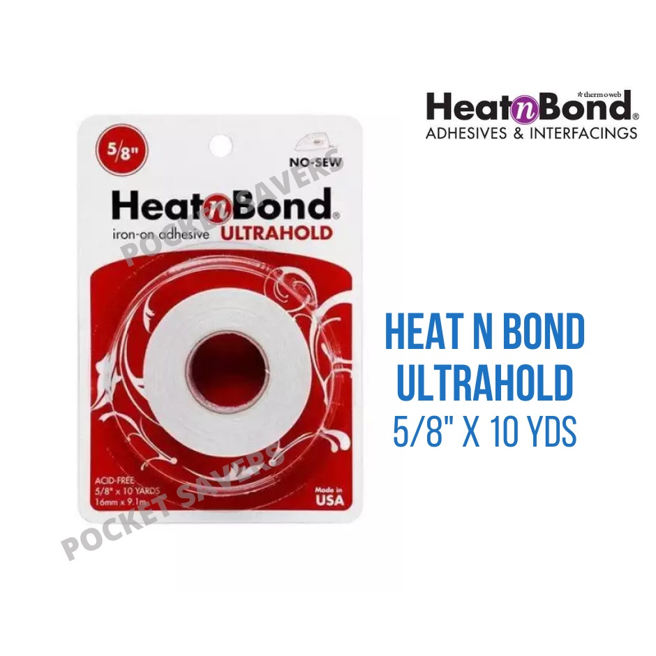 HEATNBOND Ironon Adhesive (No Sew, Heat N Bond, Ultrahold, Ironon