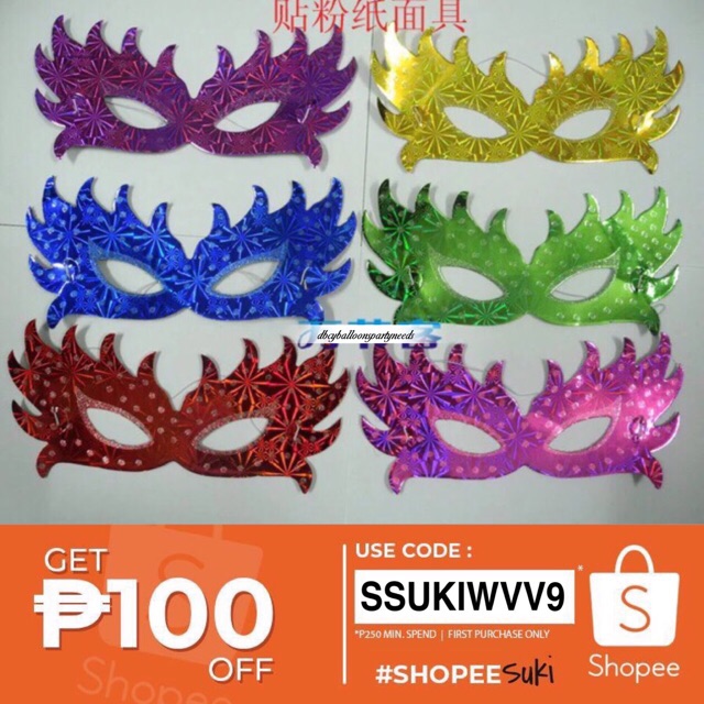 10pcs Party Masks Decor | Shopee Philippines