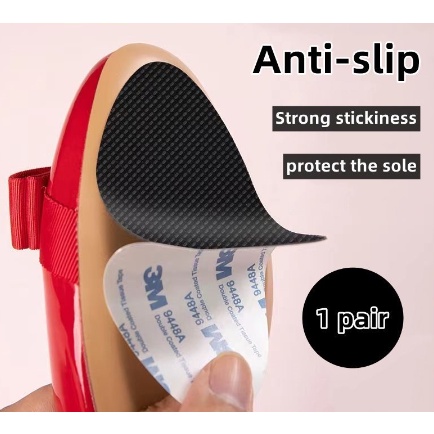 Wear-resistant Tendon Rubber Shoe Mat High Heel Sole Protector Pads Non ...