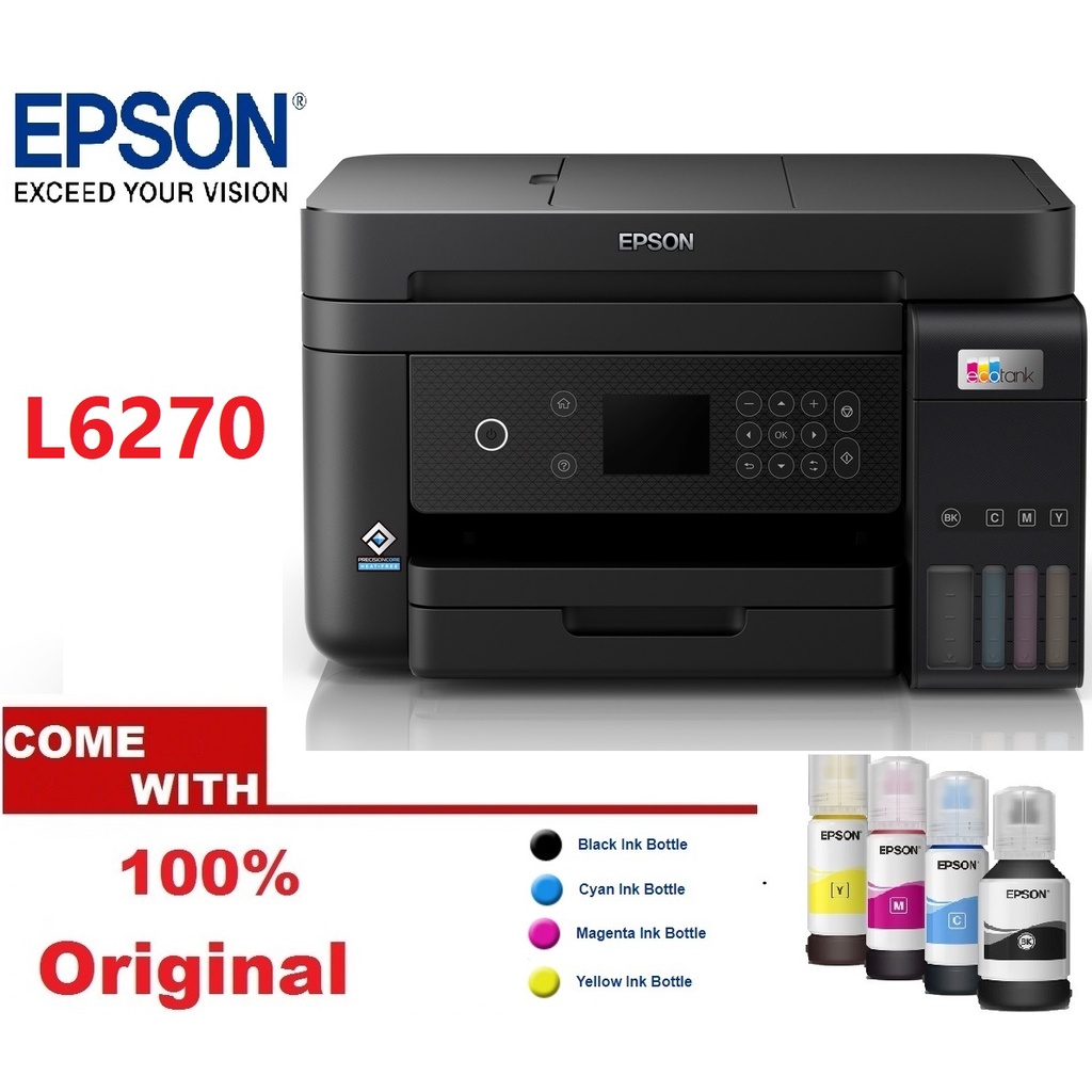 Epson L6270 L6170 Duplex Wi Fi All In One Ink Tank Printer Print Copy Scan Wifi Adf Shopee 4003