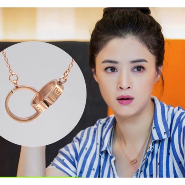 YH Cartier Rose Gold Plated Fashion Jewelry Necklace