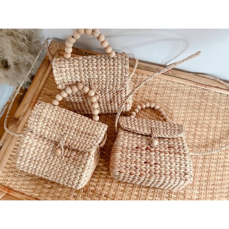 Handmade Water Hyacinth Weave Bag Can Carry Cos Body | Shopee Philippines
