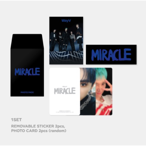 [Pre-Order] WayV PHOTO + LUGGAGE STICKER SET - Miracle | Shopee Philippines