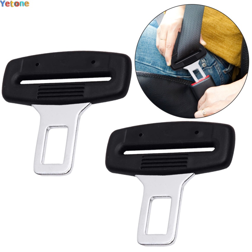 Car Seat Belt Clip Silencer Metal Tongue Seat Safety Belt Buckle Auto