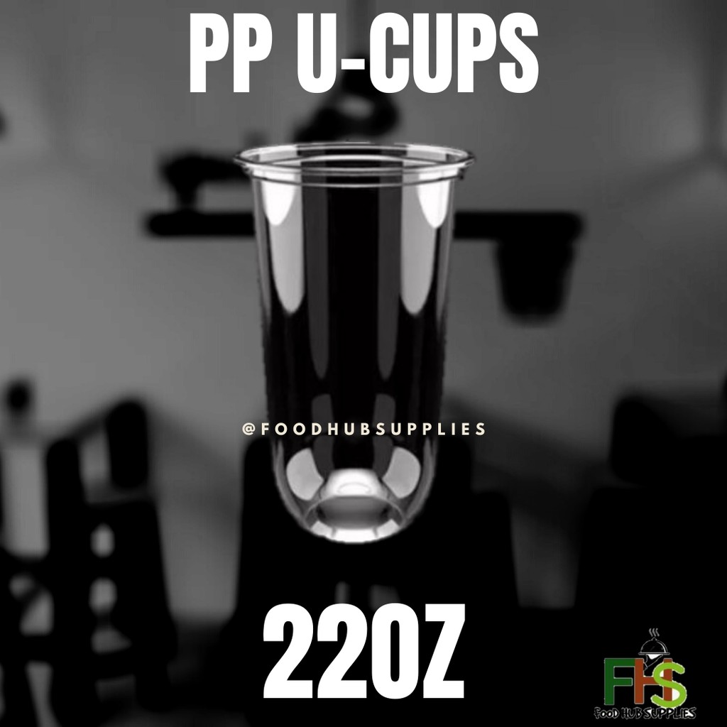 U cup 22 oz (95 mm ) 100pcs | Shopee Philippines