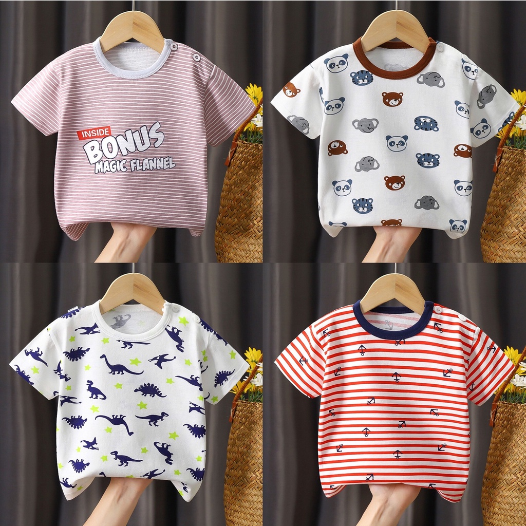 0-6yrs Baby Kids Tshirt Tops For Boy and Girl | Shopee Philippines