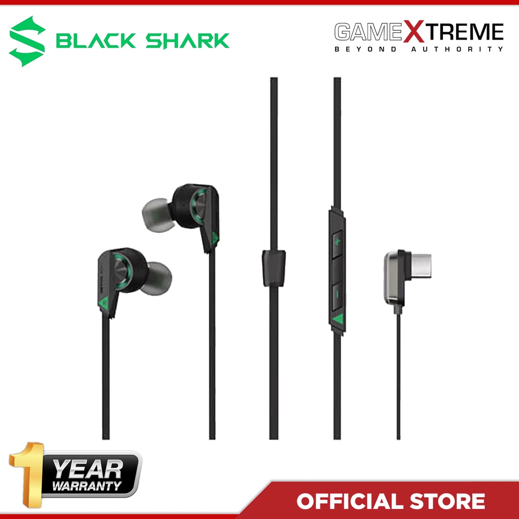 Black Shark Earphones 2 - Conector USB Tipo C