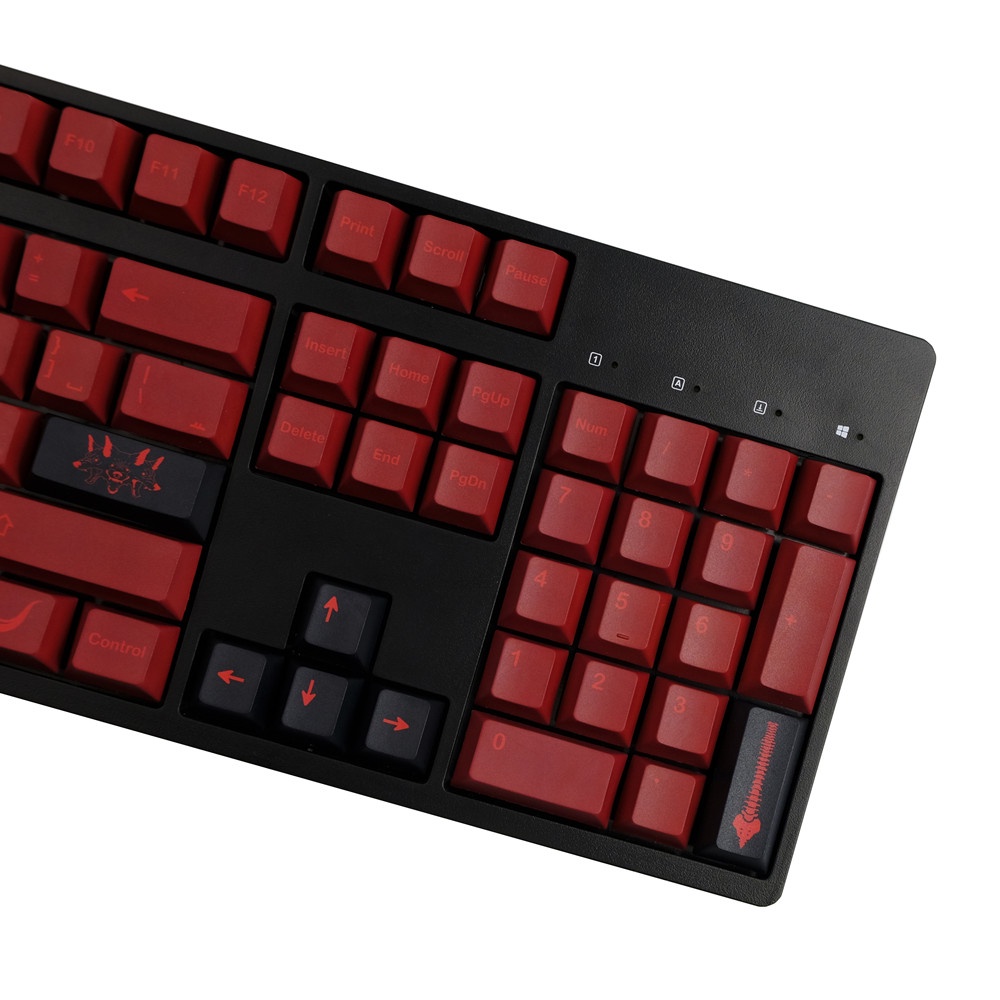 GMK Infernal keycaps, 140 Keys keycaps Cherry Profile DYE-SUB ...