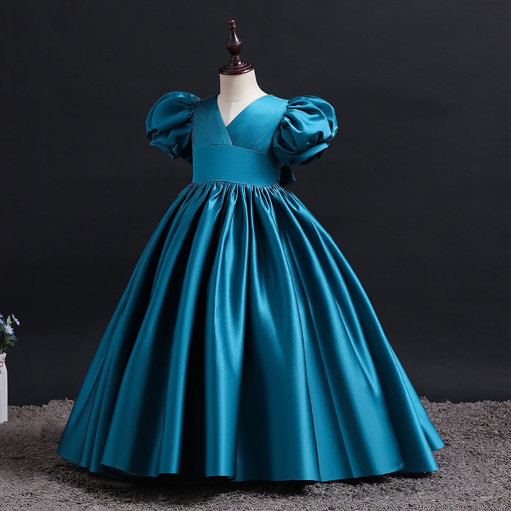 1-12 Years Old Baby Dress for Girls Kids Princess Elegent White Dress  Formal Birthday Wedding Flower Girl Bridesmaid Gown Children Clothes |  Shopee Philippines