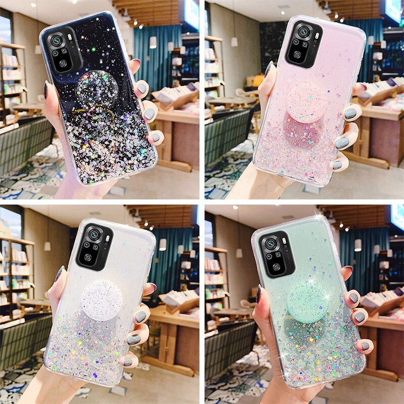 MaiJin Custodia per Xiaomi Redmi Note 8 (6,3 Pollici) Morbido TPU Cover Cristallo di Rocca Trasparente Anti Scivolo Protezione Posteriore Cover