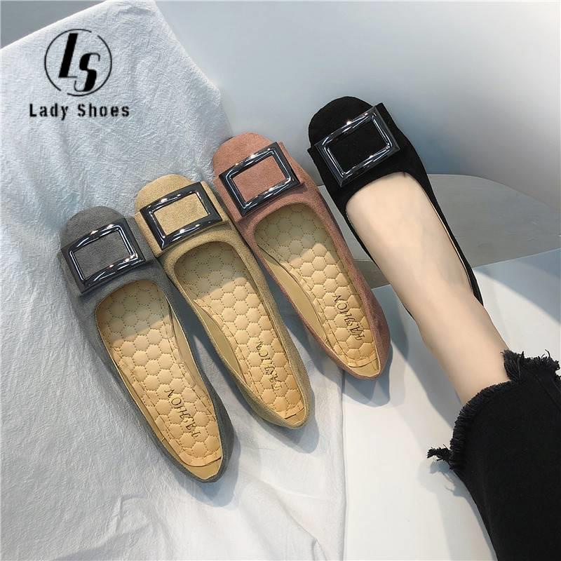 Plus Size doll shoes women close shoes for women 35-44 Single Single Shoes  Female New Doudou Shoes Shallow Fat Width Foot Flat Platform Shoes 41 large 
