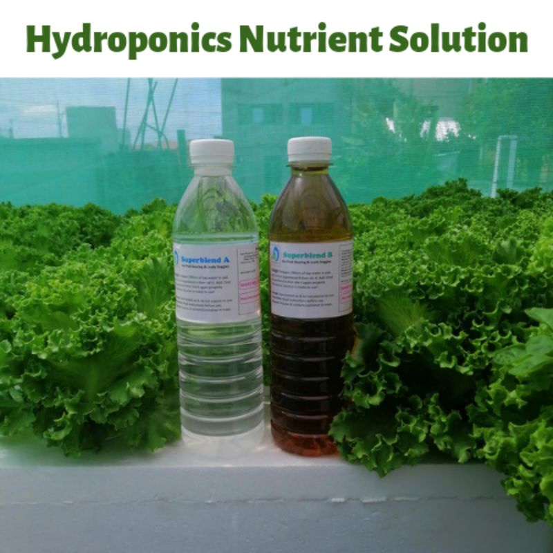 Hydroponics Nutrient Solution 500Ml A&B (With Manual) | Shopee Philippines