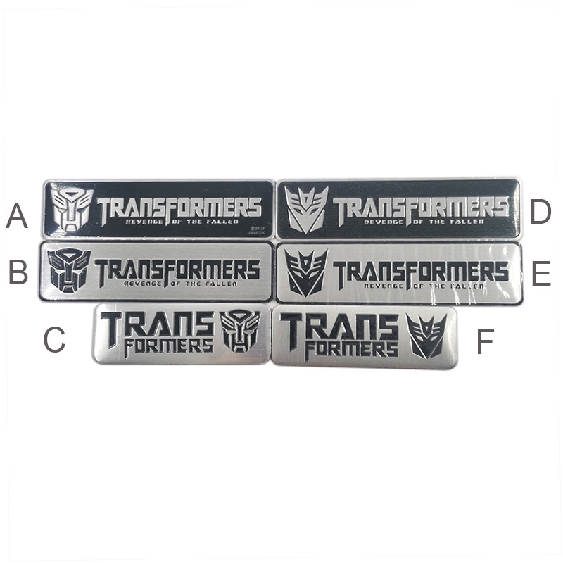 1 x Aluminum Autobot TRANSFORMER DECEPTION Car Auto Motor Decorative ...