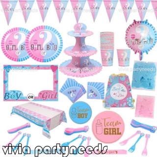 Gender Reveal Party Decorazione, Baby Gender Reveal Party