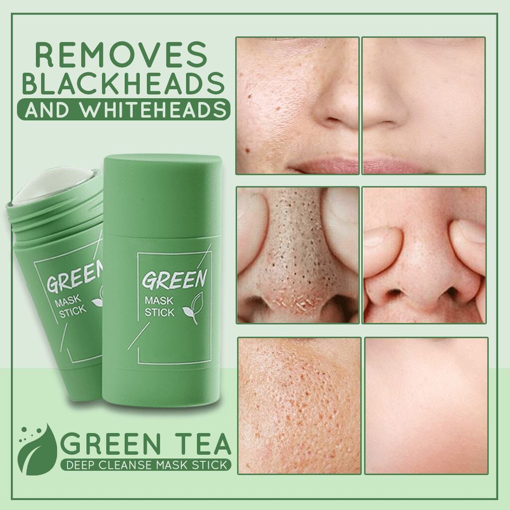 Green Tea Mask remove blackheads Acne Cleansing Beauty Skin