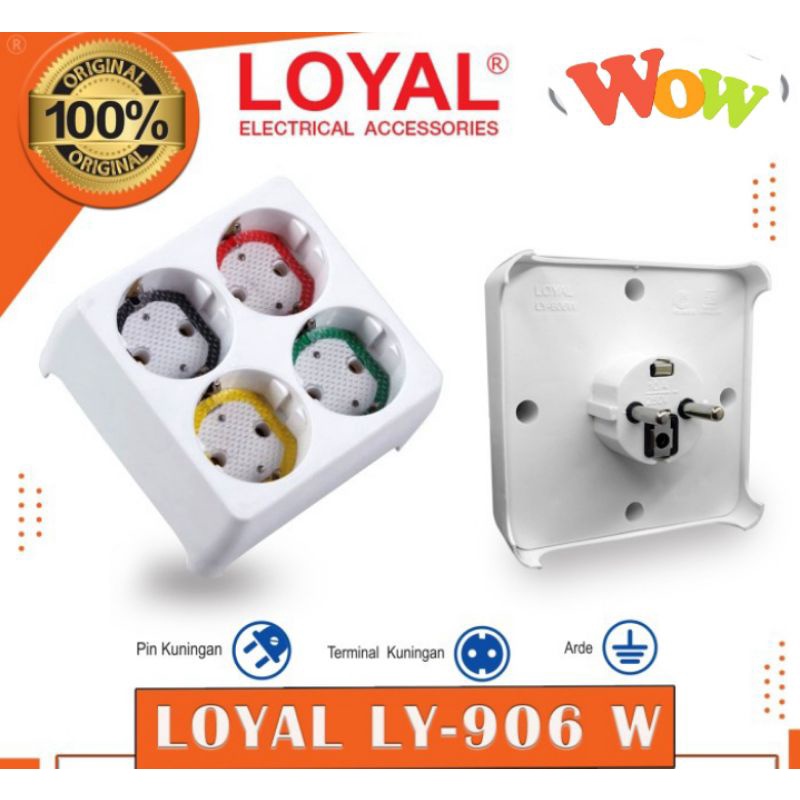 Loyal Socket 4 In 1 Multi Socket 4-hole | Shopee Philippines