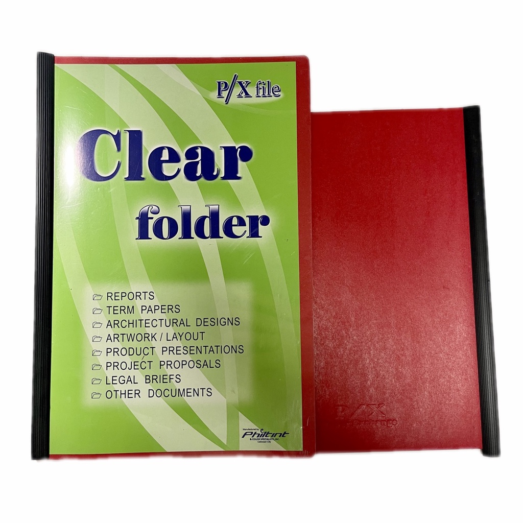 Clear Folder Long & Short l FOLDER PRESENTATION WITH SLIDE CLEAR COVER ...