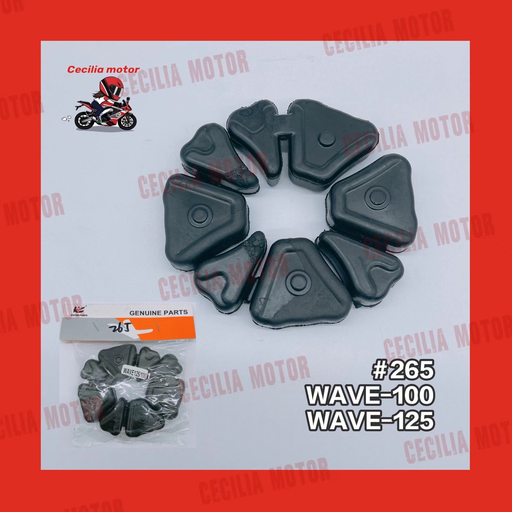 motorcycle rubber damper raider150.lifan.c100.wave125.wave100.shogun