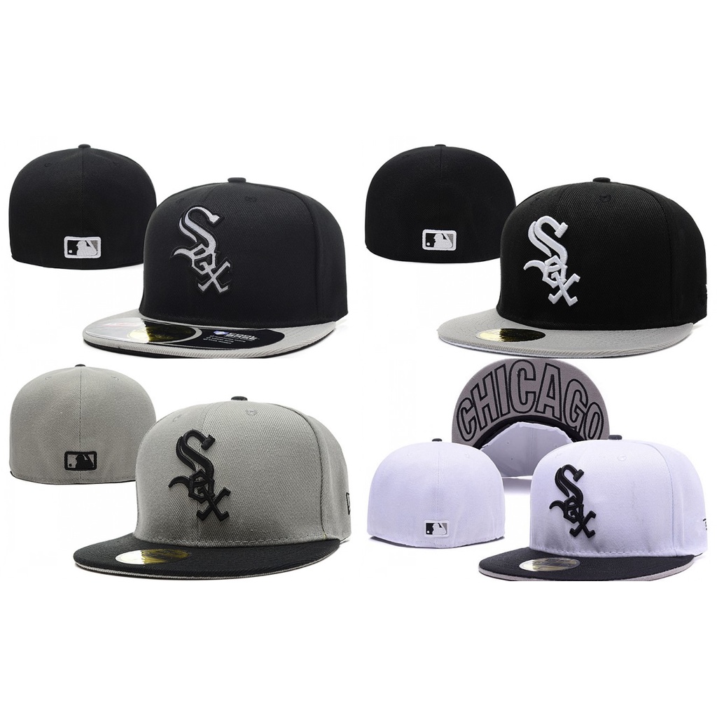 Chicago White Sox Field Hat Cap Men Women fashion sport SnapBack Cap W Close Full Fit size