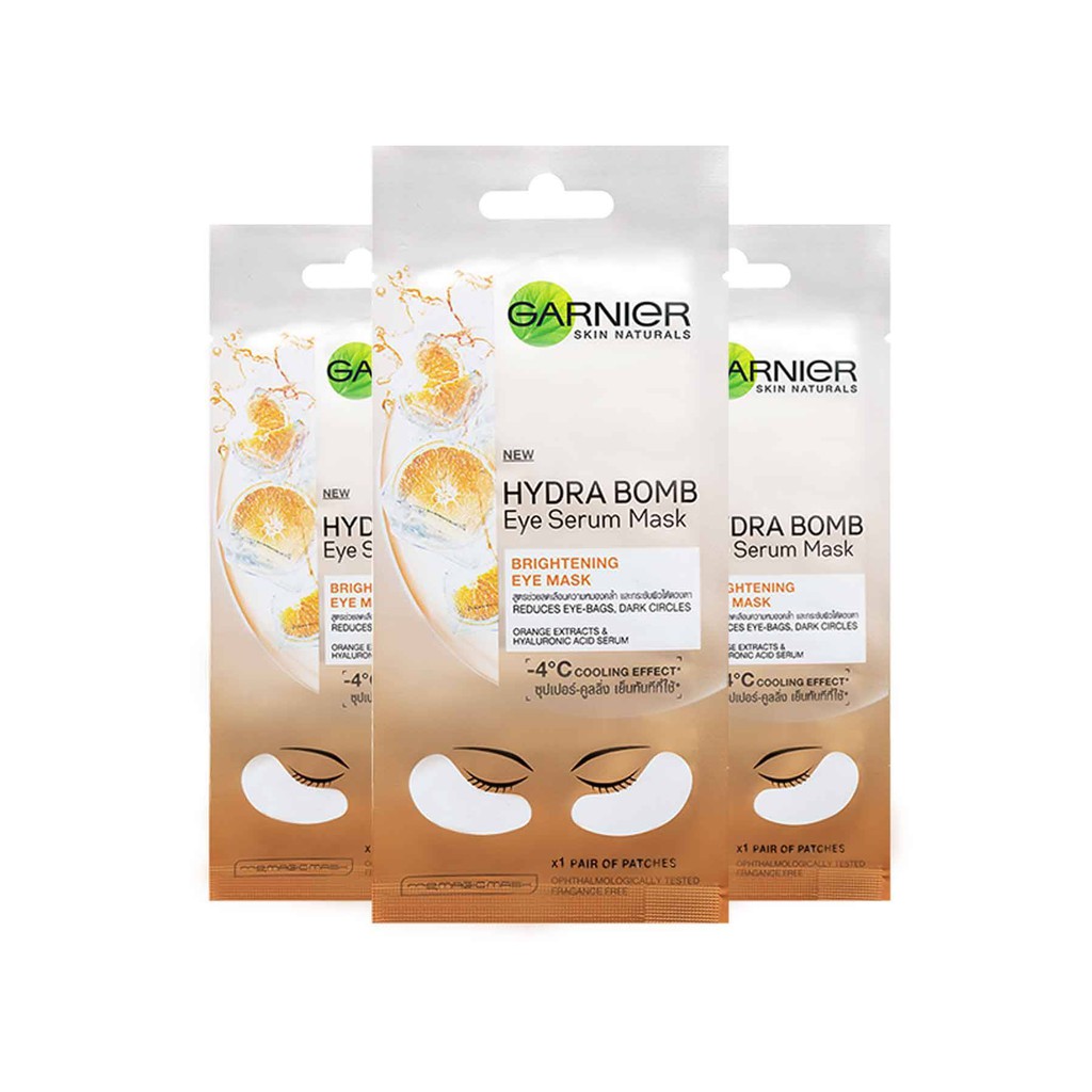 Garnier Eye Mask Bundle Depuffing For Puffy Eyes Shopee Philippines