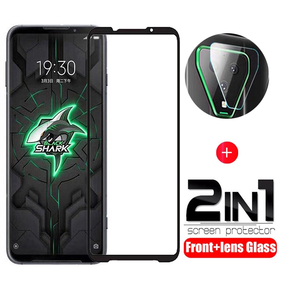 2 Pezzi Vetro Temperato Protettivo Per Xiaomi Black Shark 5 Pro / 5RS – Copertura Intera, Nero - Foto 2