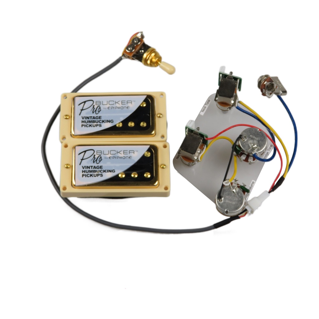 PWHumbucker Pickups Alnico 5 ProBucker Push/Pull Wiring Harness Electric Guitar Pickups For