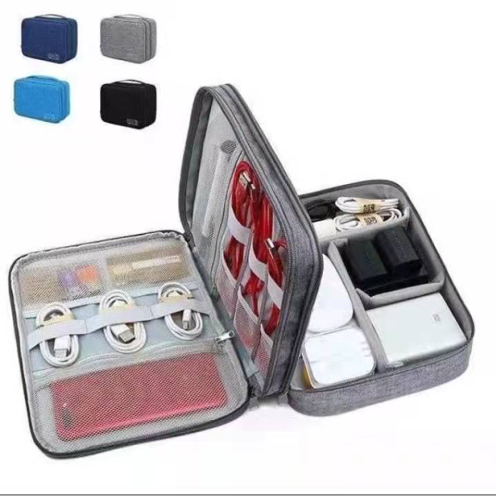 Travel best sale charger organizer