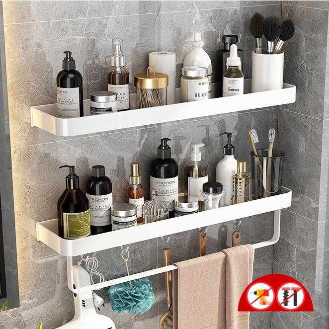 Meidoo Bathroom Storage Racks Toilet Free Of Punching Installation ...