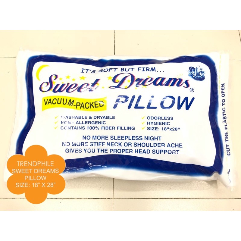 Original Sweet Dreams Pillow (VacuumPacked) Shopee Philippines