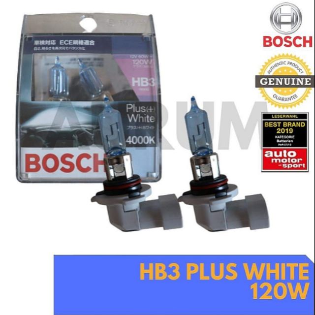 Bosch HB3 plus pair white 2pc made in germany | Shopee Philippines