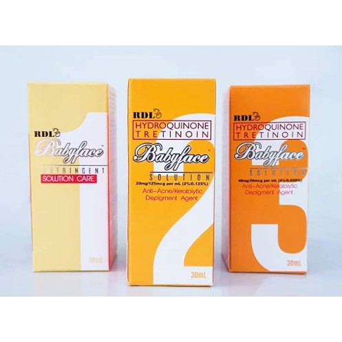RDL Baby Face Solution #1 / #2 / #3 (30ml & 60ml) | Shopee Philippines