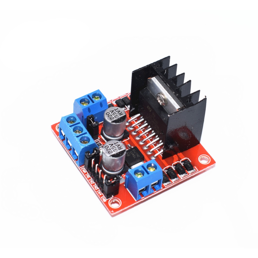 10pcs/lot L298N motor driver board module for stepper motor smart car ...
