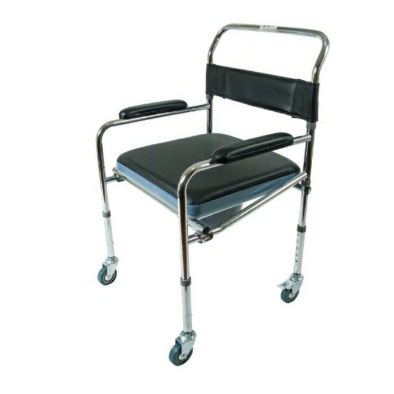 commode chair with wheels and foam | Shopee Philippines