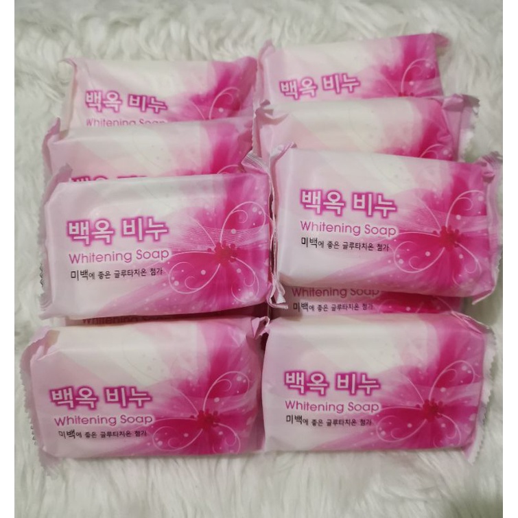 ONHAND] AUTHENTIC WHITE JADE SOAP GLUTATHIONE WHITENING SOAP 150G MADE IN  KOREA