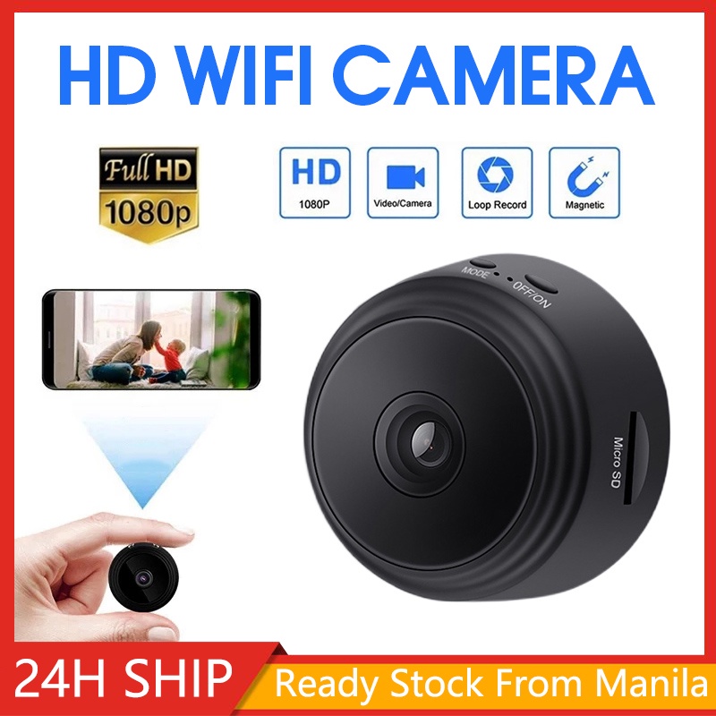 1080P HD Mini IP Security Camera Wifi Wireless CCTV Night Vision Home ...