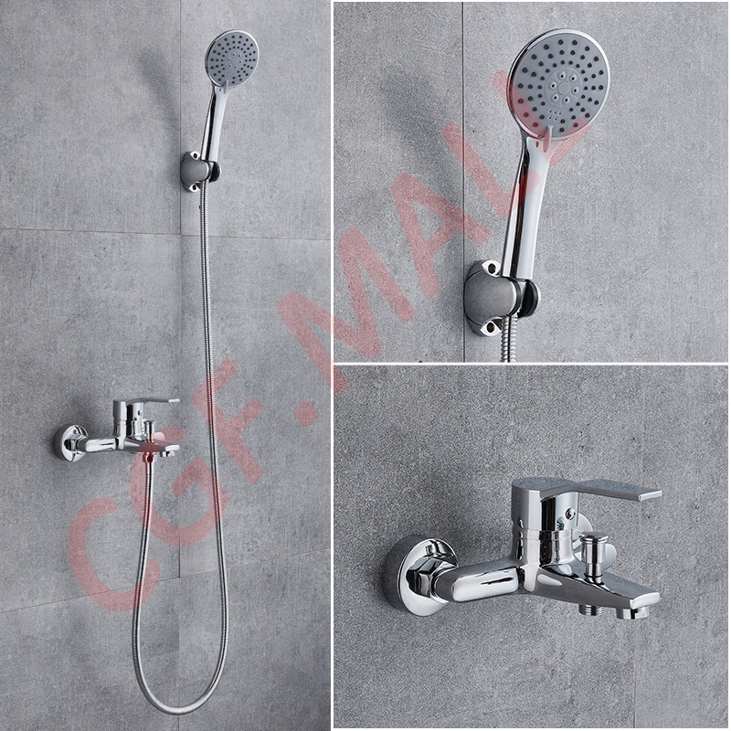 Shower Head Bathroom Faucet Hot And Cold Faucet Wallin Bathtub Mixer