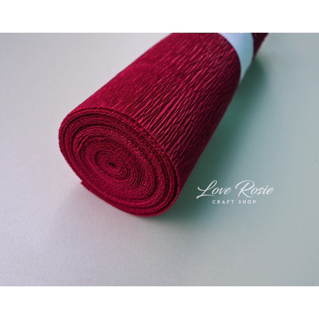 Cartotecnica Rossi Italian Crepe Paper 180g Red Palette for Paper