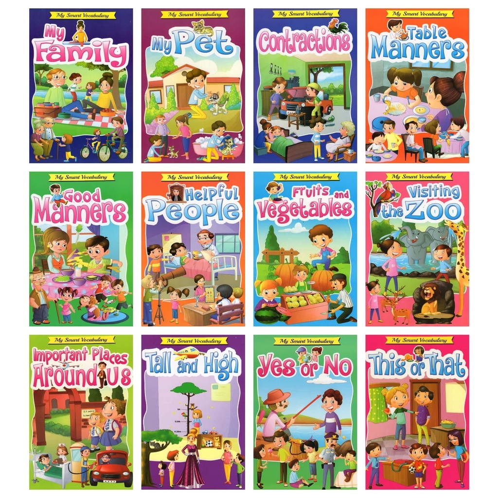 MY SMART VOCABULARY Mind To Mind Learning Book for Children