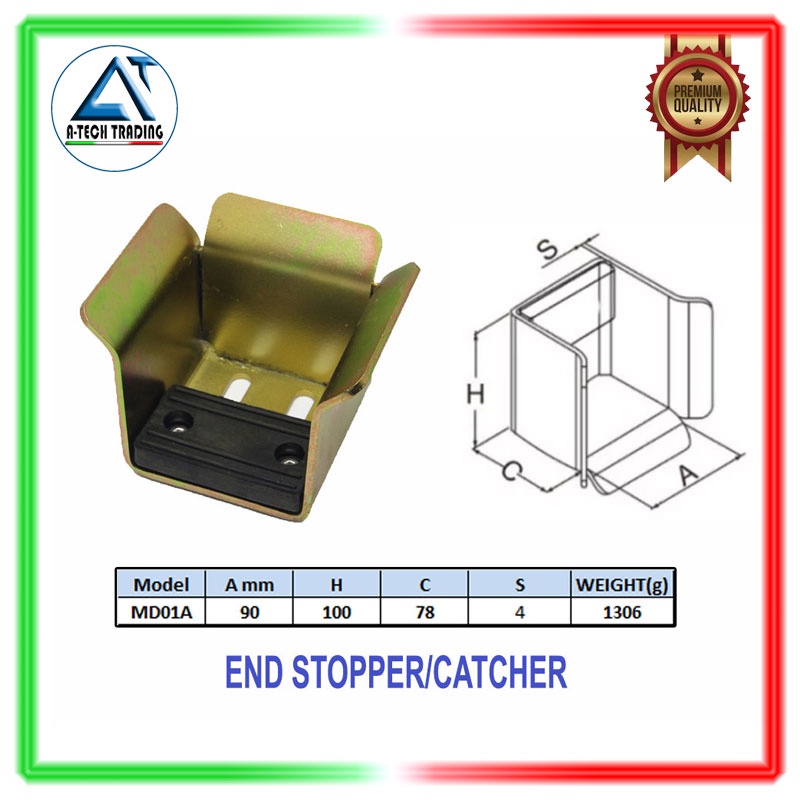 Sliding Gate Hardware End Stopper / Catcher Shopee Philippines