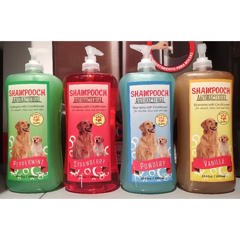 Shampooch Antibacterial Dog Shampoo with Conditioner 1L Shopee