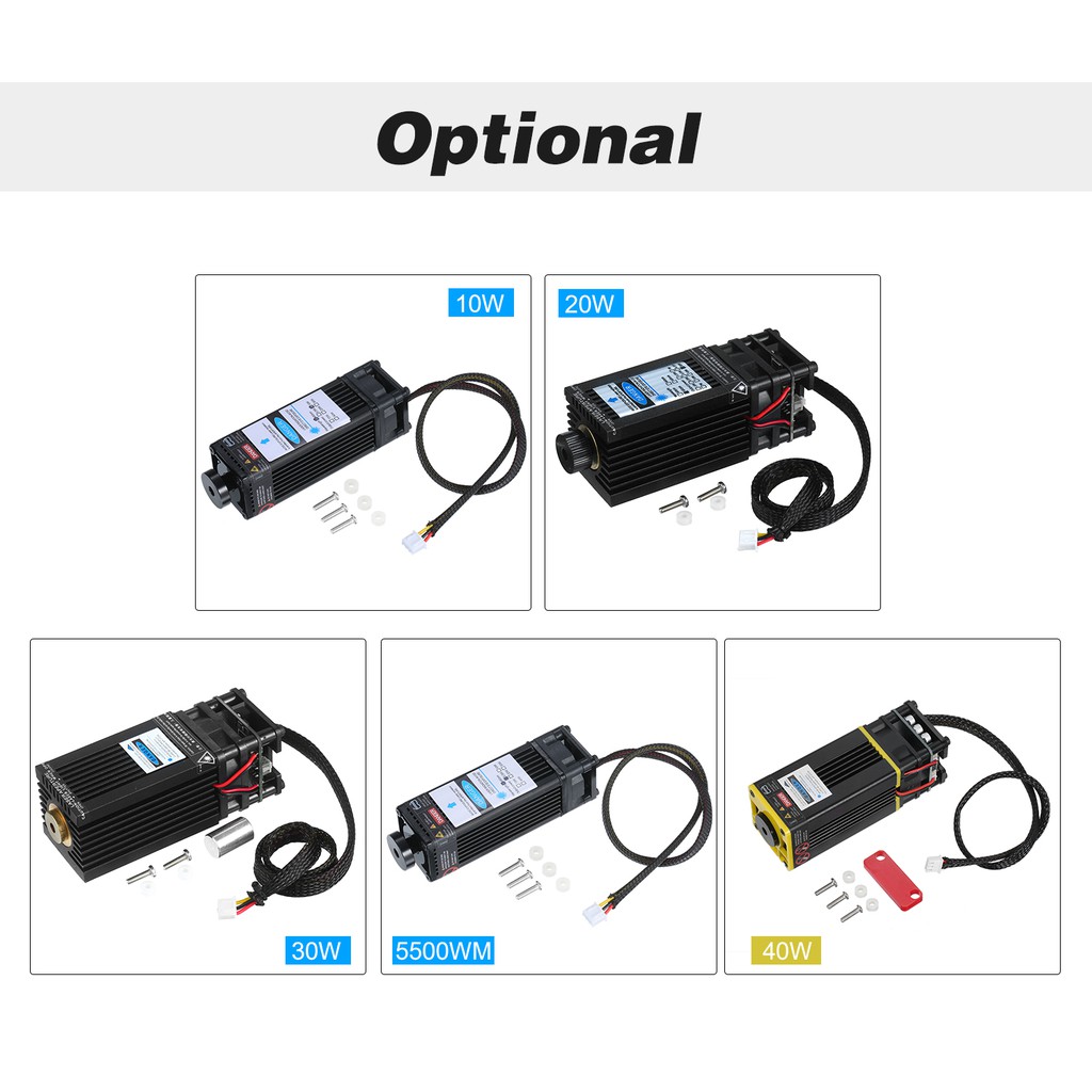 F&L 30W Laser Module Laser Head 450nm Blue Lase for Laser Engraving ...