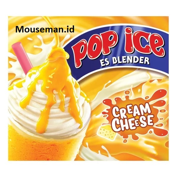 Pop ICE Blender Sachet ICE Cream Cheese Milk Powder Drink 23gr Shopee
