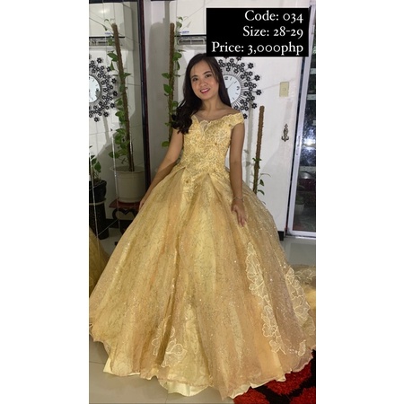 Debut on sale gown price