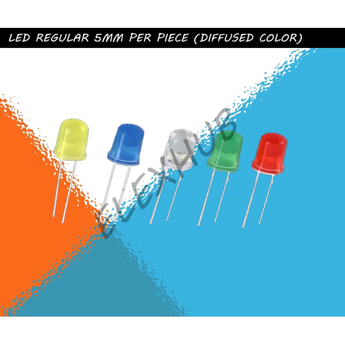 LED REGULAR 5MM (DIFFUSED COLOR) | Shopee Philippines
