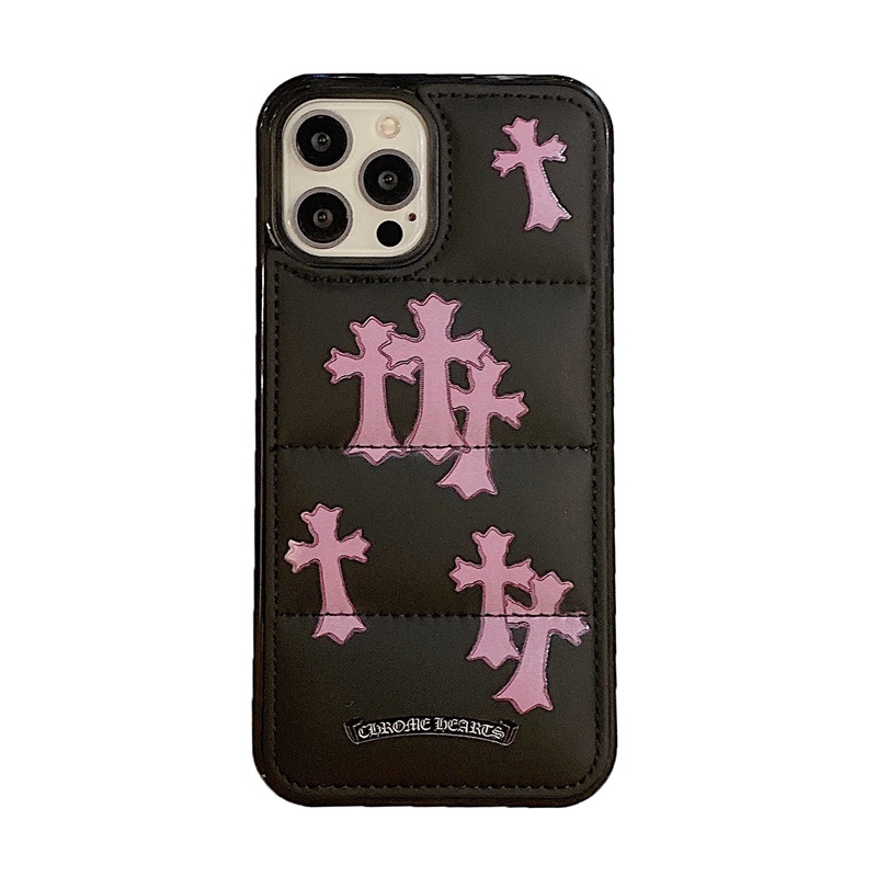 Ready Stock【Pink Cross】IPhone Case Compatible For IPhone 15 Pro MAX 11