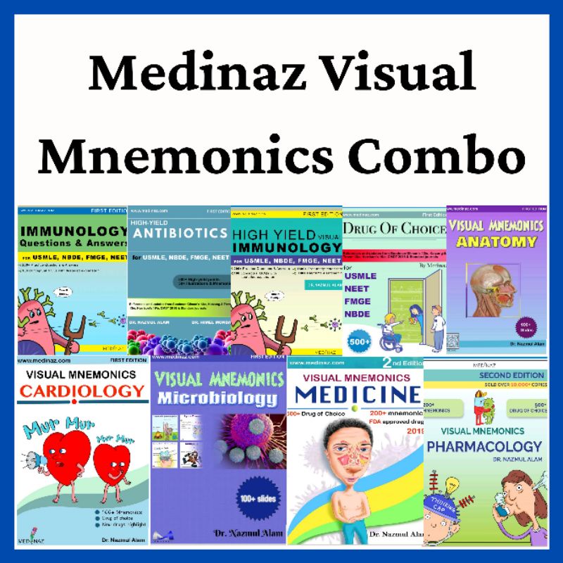 Medinaz Visual Mnemonic Combo Anatomy Microbiology Immunology