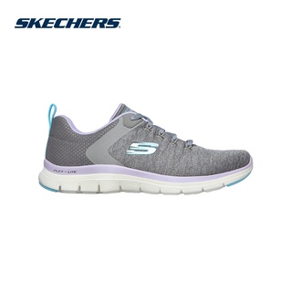 Skechers Flex Appeal 5.0 Grey Pink White Women Running Shoes Sneaker  150201-GYMT