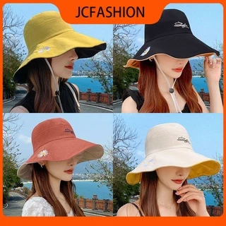 Visor Hat Neck Coverage Sun Protection Cotton Ladies Fashion