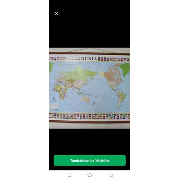 Big World Map 180cm (Latest) | Shopee Philippines